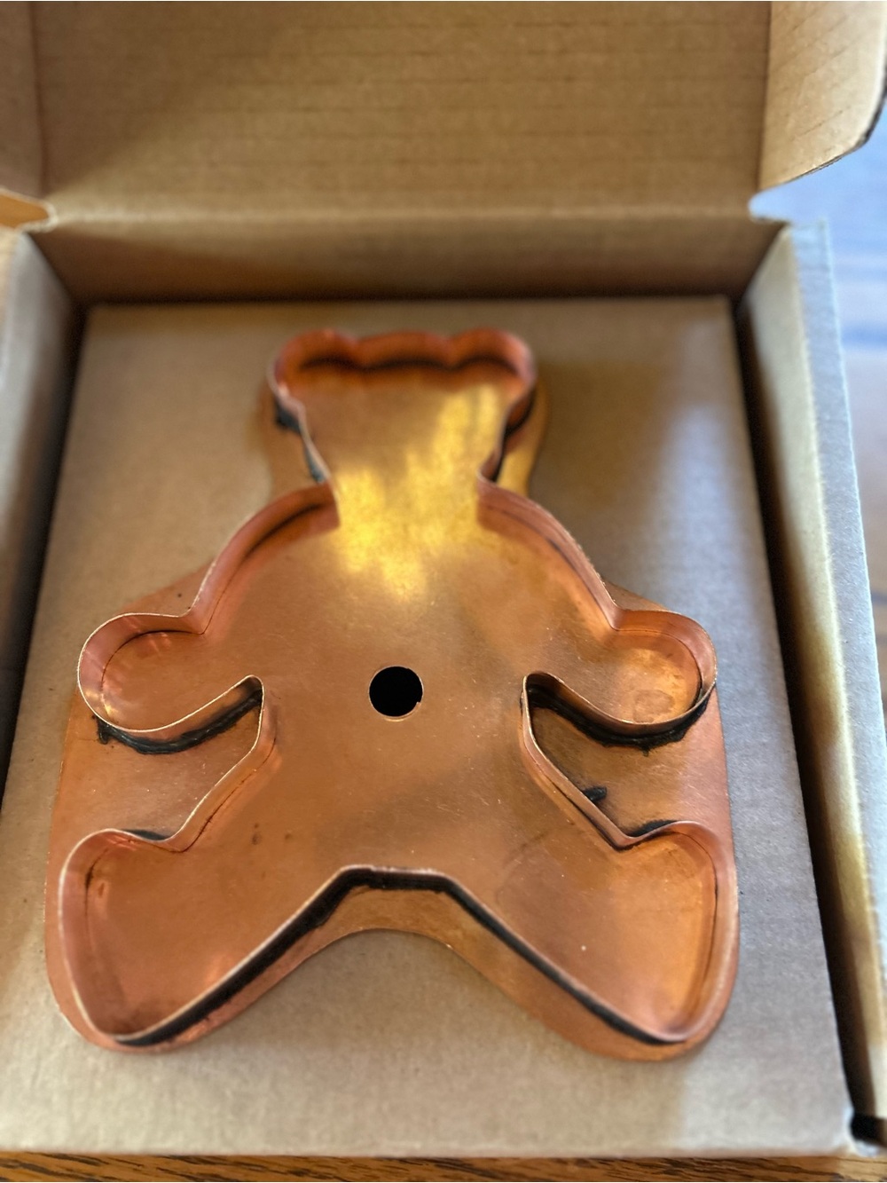 VINTAGE Martha Stewart Nordstrom RARE Bear Large Copper Cookie Cutter 1998 MBM